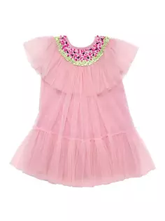 Платье из тюля цвета арбуза Copacabana для маленьких девочек и девочек Tutu Du Monde, цвет fairy floss
