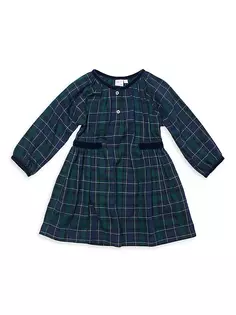 Клетчатое платье Elizabeth для маленьких девочек и девочек Oso &amp; Me, цвет green plaid