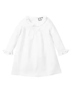 Ночная рубашка Scarlett для маленьких девочек и девочек Petite Plume, белый