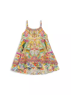 Многоярусное платье для маленьких девочек Camilla, мультиколор