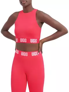 Спортивный бюстгальтер с логотипом Wilmina Ugg, цвет flamingo pink