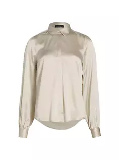 Блузка Maxwell из шелковой смеси Generation Love, цвет mist