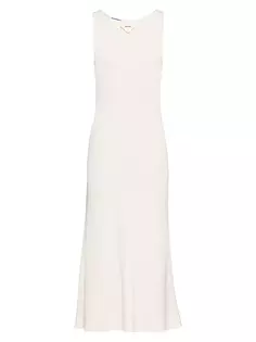 Платье Сабле Prada, белый
