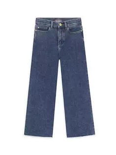 Широкие джинсы Lily для маленьких девочек и девочек Dl1961 Premium Denim, цвет adams