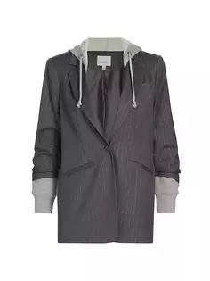 Куртка Khloe смешанной техники Cinq À Sept, серый
