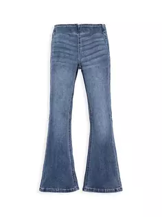 Расклешенные джинсы Girl&apos;s Wood Stock Katiej Nyc, цвет dark wash