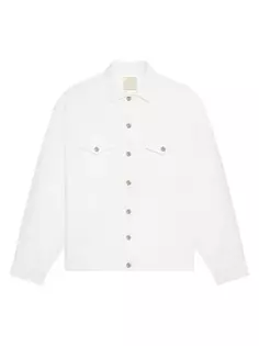 Джинсовая куртка оверсайз Givenchy, белый