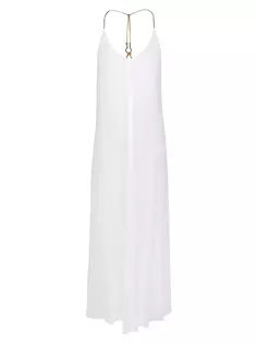 Платье макси Diane с лямкой на бретельках Vix By Paula Hermanny, цвет off white
