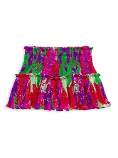 Плиссированная юбка Fia для маленьких девочек Cult Gaia, цвет abstract garden