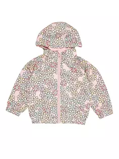 Двусторонняя куртка-дождевик Daisy для маленьких девочек, маленьких девочек и девочек Huxbaby, мультиколор