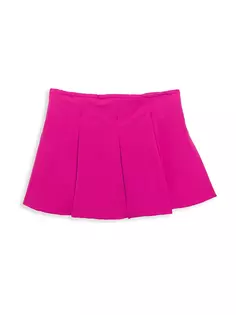 Теннисная юбка стрейч для девочек Flowers By Zoe, цвет pink poly