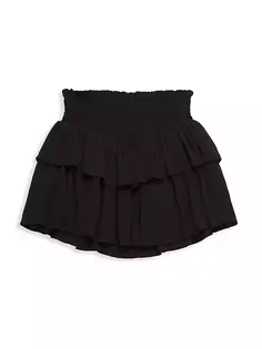 Многоярусная юбка с рюшами Girl&apos;s Brooke Katiej Nyc, черный