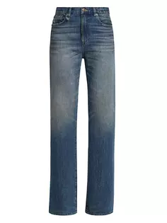 Расклешенные джинсы Jane со средней посадкой R13, цвет dane indigo