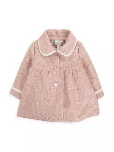 Пальто с фестонами и украшениями для маленьких девочек, маленьких девочек и девочек Widgeon, цвет crystal pink