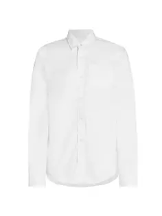 Складная хлопковая рубашка R13, белый