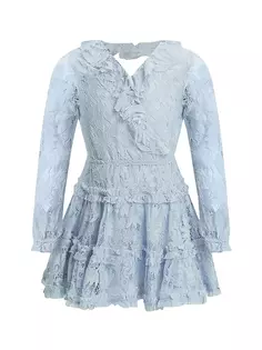 Кружевное платье &quot;Магнолия&quot; для девочки Bardot Junior, цвет sky blue