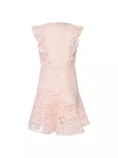 Кружевное платье Sadie для девочек Bardot Junior, цвет blush pink