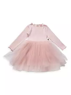 Платье-пачка айлет для маленьких девочек, маленьких девочек и девочек Petite Hailey, розовый