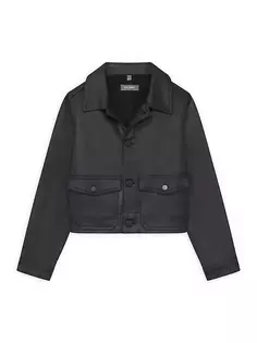 Куртка Manning для маленьких девочек и девочек Dl1961 Premium Denim, черный