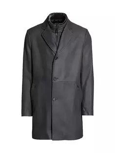 Кожаное пальто и дубленка Maximilian, серый