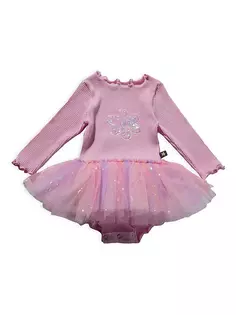 Платье-пачка с эффектом омбре Daisy для маленьких девочек Petite Hailey, розовый