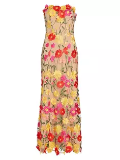 Платье Arlene с цветочной вышивкой As It May, мультиколор