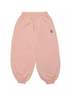 Спортивные брюки с объемным принтом для маленьких девочек и девочек Mm6 Maison Margiela, цвет pale peach