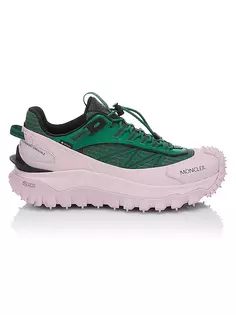 Низкие кроссовки Trailgrip GTX Moncler, цвет green pink