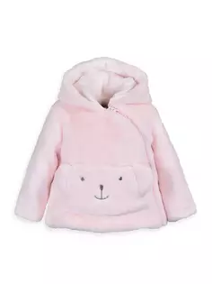 Куртка с карманом и медвежонком для маленьких девочек и маленьких девочек Widgeon, цвет rose
