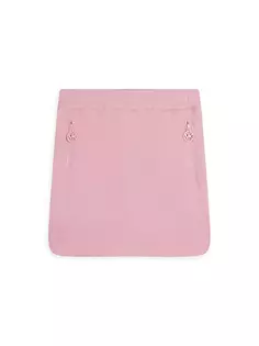 Спортивная флисовая юбка для маленьких девочек и девочек Michael Kors Kids, розовый
