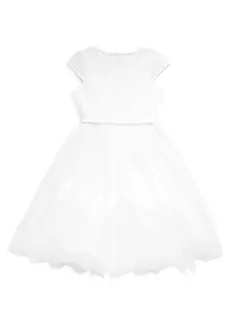 Сетчатое платье Viola Point D&apos;Esprit для маленьких девочек и девочек Us Angels, белый