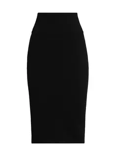 КОЛЛЕКЦИЯ Кашемировая юбка-карандаш миди Saks Fifth Avenue, черный