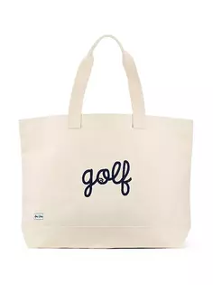 Холщовая сумка-тоут Country Club Ame &amp; Lulu, цвет golf stitched