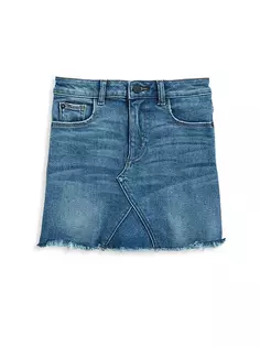 Шикарная джинсовая юбка для девочки Dl1961 Premium Denim, цвет blue rose
