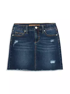 Джинсовая юбка стрейч для девочек Joe&apos;S Jeans, цвет low octane