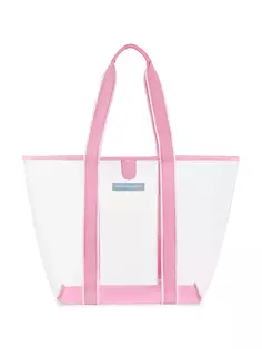 Яркая прозрачная сумка-тоут для рынка Stoney Clover Lane, розовый