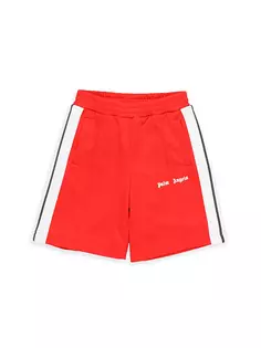 Классические спортивные шорты с логотипом Little Boy&apos;s &amp; Boy&apos;s Palm Angels, красный