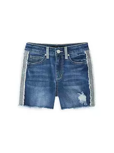 Потертые шорты с жасмином для маленьких девочек и девочек Joe&apos;S Jeans, цвет medium vintage