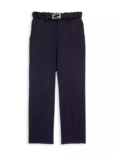 Классические брюки для маленьких мальчиков и мальчиков Fendi, темно-синий
