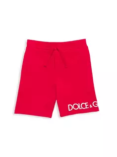 Спортивные шорты с логотипом для маленьких мальчиков Dolce&amp;Gabbana, красный