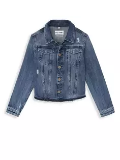 Джинсовая куртка Manning для маленькой девочки Dl1961 Premium Denim, цвет cloud