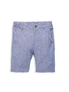 Полосатые шорты с плоской передней частью для маленьких мальчиков и мальчиков Appaman, цвет cabana stripe