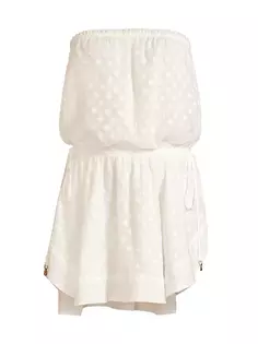 Жаккардовое мини-платье Verena Milly, белый