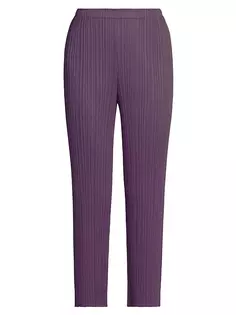 Укороченные брюки до щиколотки ноября Pleats Please Issey Miyake, фиолетовый