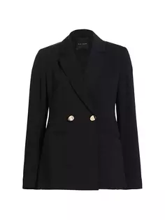 Двубортный пиджак Melanie Elie Tahari, цвет noir