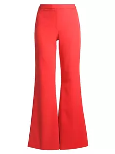 Расклешенные брюки Myka из эластичного твила Ungaro, цвет orange