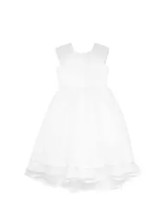 Атласное платье Tamara для маленьких девочек и девочек Us Angels, белый