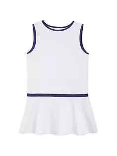 Теннисное платье Tennyson для маленьких девочек и девочек Classic Prep, белый
