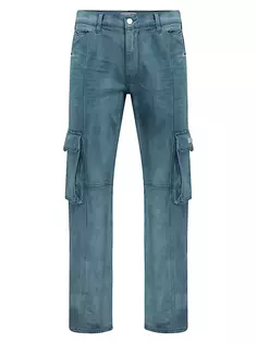 Расклешенные джинсы карго Walker Hudson Jeans, цвет blue streak