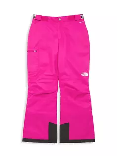 Утепленные брюки Little Girl &amp; Girl&apos;s Freedom The North Face, цвет fuschia pink